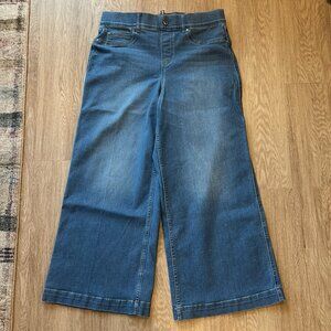 SPANXshape™ Original EveryWear Wide Leg Jeans | Stonewashed Blue Petite / 1X